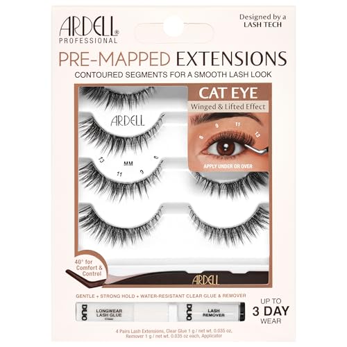Image 1 of Default Title for the product Ardell PreMapped Eyelash Extensions Kit Cat Eye Lashes Lash Clusters 4 Pair