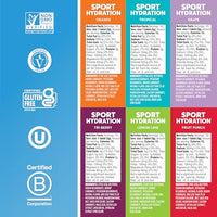 Thumbnail for Image 5 of Nuun Sport Electrolyte Tablets with Magnesium, Calcium, Potassium, Chloride & Sodium, Gluten Free & Vegan, Mixed Flavors, 6 Pack (60 Servings Total)