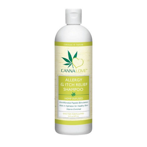 Allergy And Itch Relief Hemp Infused Dog Shampoo 16 Oz by Canna Love