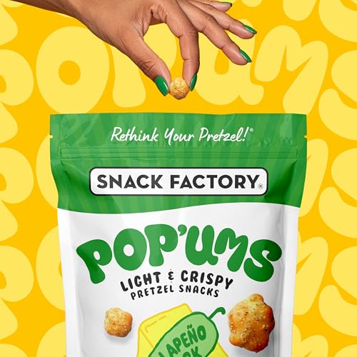 Image 6 of Snack Factory Pop'ums Jalapeno Jack Pretzel Snacks, 9 Oz Bag
