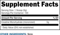 Thumbnail for Image 2 of Bucked Up Pure Micronized Creatine Monohydrate 600 Grams
