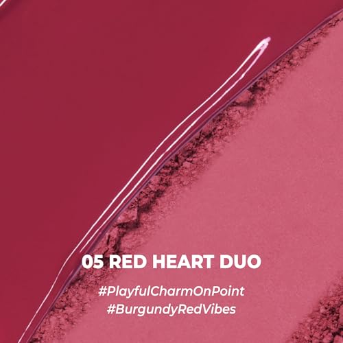 Image 4 of COLORGRAM Tintin Dory Duo Blusher 05 Red Heart Duo