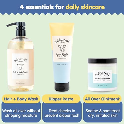 Image 3 of TUBBY TODD Baby Bundle Newborn Skin Care Set