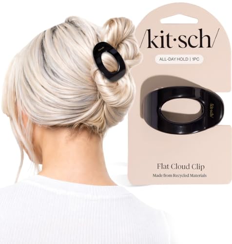 Image 4 of Black / Small for the product Kitsch Flat Claw Clip for Women