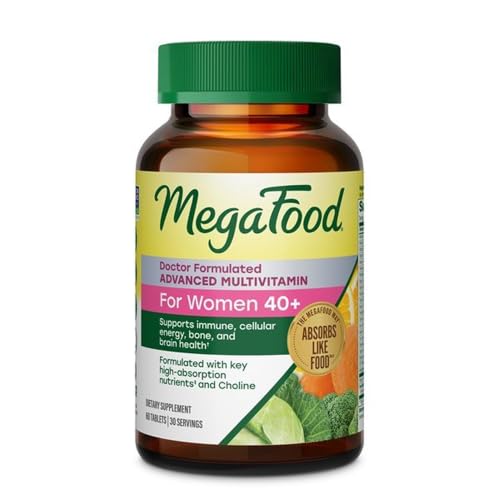 Image 2 of 60 Count (Pack of 1) for the product MegaFood Advanced Multivitamin for Women 40+ 120 Tablets