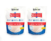 Thumbnail for Image 1 of Default Title for the product REDMOND Redmond Real Salt - Sea Salt, Gluten Free Fine, 26 Oz Pouch (2 Pack)