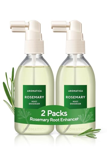 Image 1 of 2 Pack for the product AROMATICA Root Enhancer Rosemary Water Spray for Hair Growth (2 Packs)