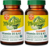 Thumbnail for Image 3 of 120 Count (Pack of 2) for the product MegaFood Vitamin D3 & K2 5000 IU Mini Capsules
