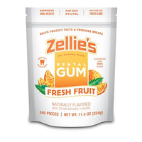 Thumbnail for Image 7 of Fresh Fruit / 240 Count (Pack of 1) for the product Zellie's 100% Xylitol Chewing Gum