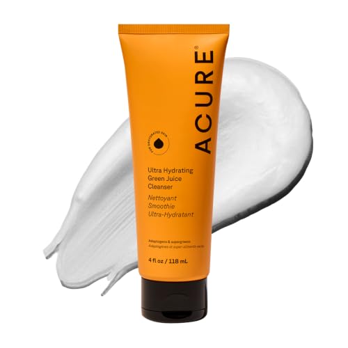 Image 1 of 4 Fl Oz (Pack of 1) for the product Acure Ultra Hydrating Green Juice Face Cleanser - 4 fl oz