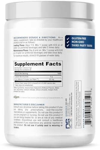 Image 4 of Bucked Up Grape Apple Creatine Monohydrate Powder 250 Grams