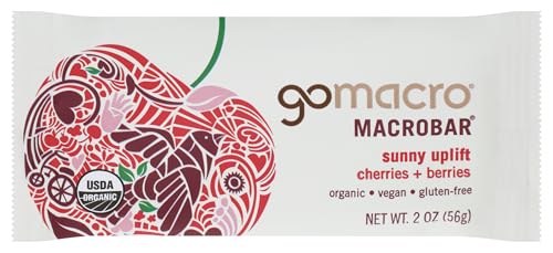 Image 1 of Default Title for the product GoMacro Bar Sunny Uplift Cherries Berries Organic 2 Ounce