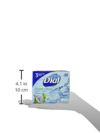 Thumbnail for Image 3 of Dial Skin Care Bar Soap, Coconut Water, 4 Ounce (Pack of 3)