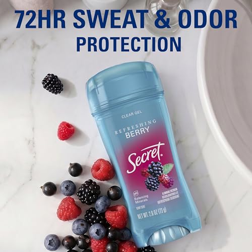 Image 3 of Secret Antiperspirant Deodorant for Women, Berry Scent, 2.6 oz Pack of 3