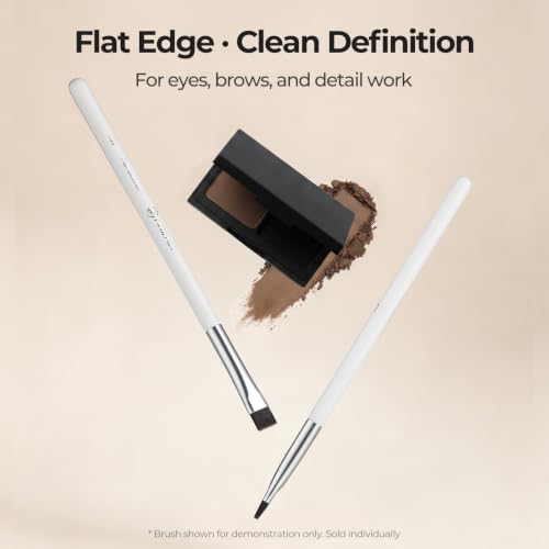 Image 6 of ALBEAUT Flat Eyebrow Concealer Brush, Eyeliner Definer Makeup Brush