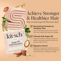 Thumbnail for Image 2 of Kitsch Argan Oil Shampoo Bar Soap for Hair Growth - 3.2 oz