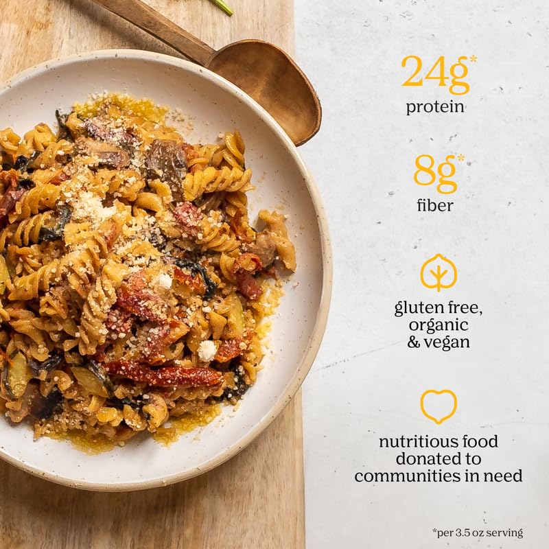 Image 3 of Chickapea Organic Chickpea Pasta - Spirals, Penne, Shells Variety Pack - 8 oz (Pack of 6)