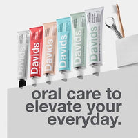 Thumbnail for Image 6 of Davids Whitening Charcoal Travel TSA Approved Peppermint 1.75oz (3 Pack)