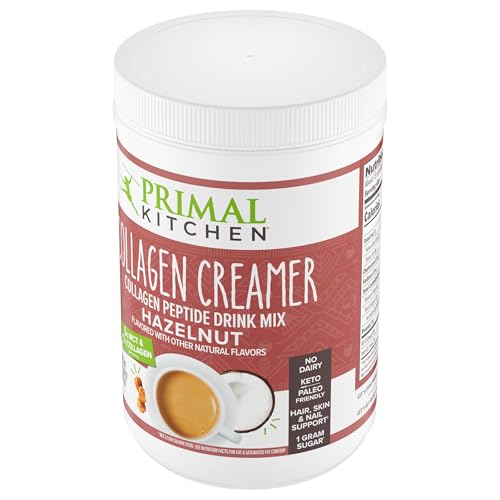 Image 6 of Primal Kitchen Hazelnut Creamer Collagen Peptide Mix, 10.3oz