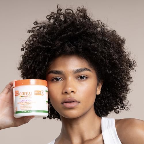 Image 6 of Cantu Argan Oil Leave in Conditioning Repair Cream, 16 Ounce
