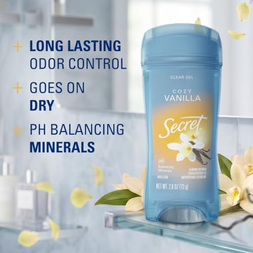 Image 2 of Secret Antiperspirant Deodorant for Women, Cozy Vanilla Scent, 2.6 oz