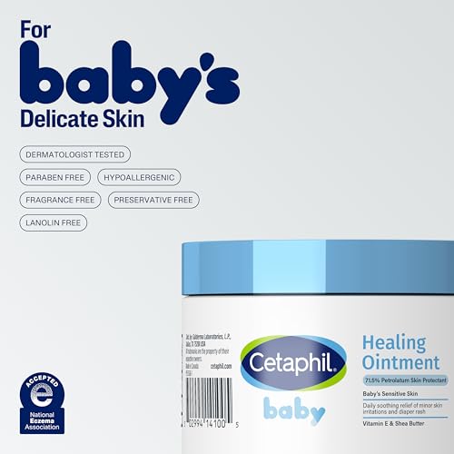 Image 6 of Cetaphil Baby Healing Ointment Diaper Rash Cream, Sensitive Skin, 12oz