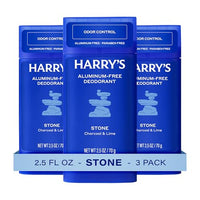 Thumbnail for Image 1 of Default Title for the product Harry's Aluminum-Free Deodorant for Men - Stone - 2.5 oz (3 Pack)
