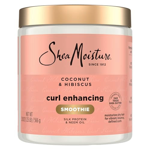 Image 1 of 20 Ounce (Pack of 1) / Coconut & Hibiscus for the product Shea Moisture Curl Enhancing Smoothie Hair Cream