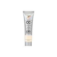 Thumbnail for Image 5 of 02W Fair Ivory (fairest warm with yellow undertones) for the product IT Cosmetics Mini CC+ Cream with SPF 50+ Full Coverage Natural Foundation