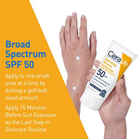 Thumbnail for Image 5 of CeraVe Hydrating Mineral Sunscreen SPF 50 Body Sunscreen, Travel Size 5oz