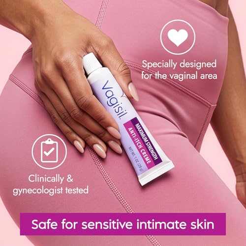Image 7 of Vagisil Maximum Strength Feminine Anti-Itch Cre??me, 1 Oz (4 Pack)