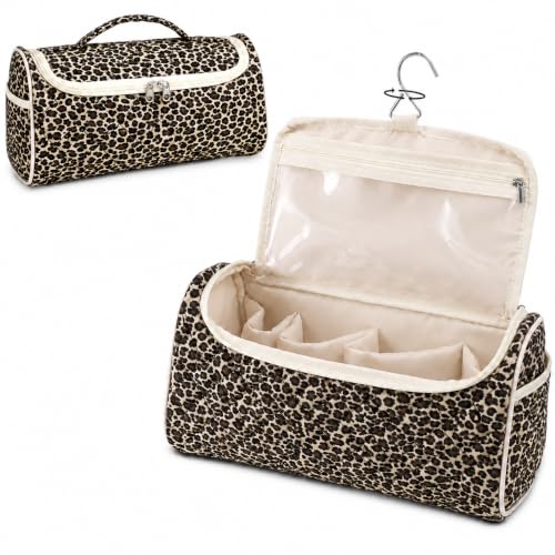 Image 2 of Leopard for the product GISMTR Quilted Hair Tools Travel Case