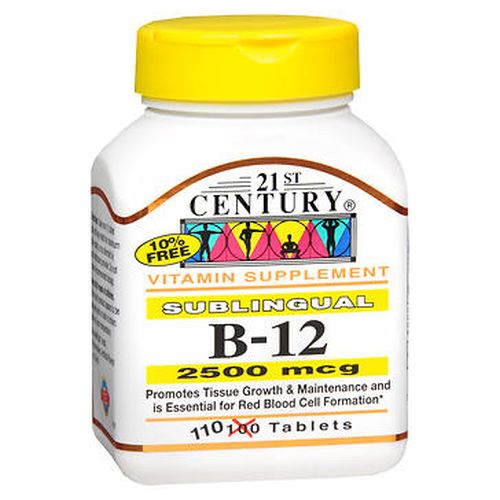 21st Century 21st Century B-12 Tablets Sublingual 2500 mcg 110 Tabs