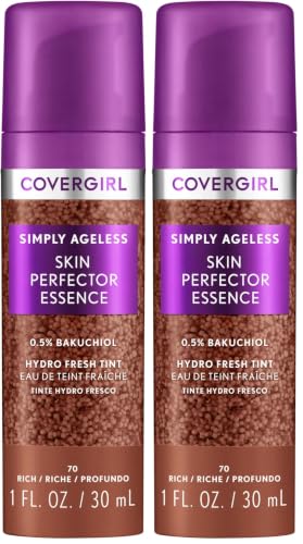 Image 13 of 70 Rich / 1 Fl Oz (Pack of 2) for the product Covergirl Simply Ageless Skin Perfector Essence Foundation
