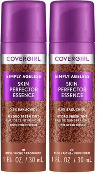 Thumbnail for Image 13 of 70 Rich / 1 Fl Oz (Pack of 2) for the product Covergirl Simply Ageless Skin Perfector Essence Foundation
