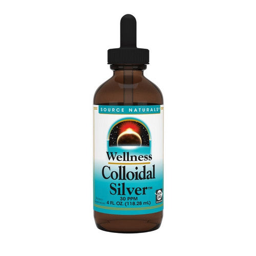 Source Naturals Wellness Colloidal Silver Liquid 30 Ppm 4 Oz