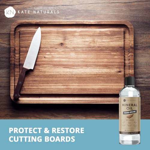 Image 7 of Kate Naturals Mineral Oil for Wood Cutting Board