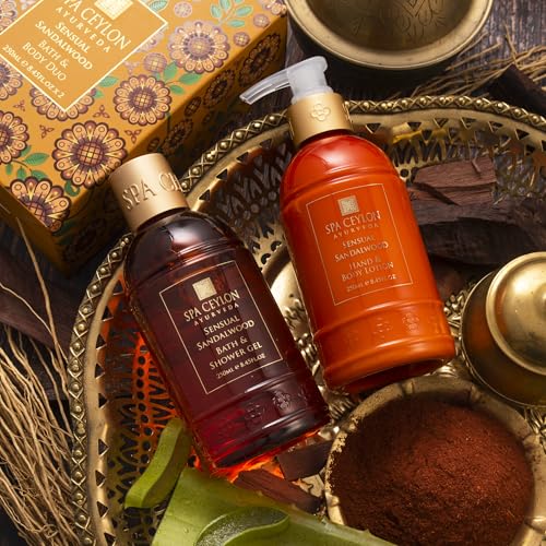 Image 2 of SPA CEYLON Sensual Sandalwood Bath & Body Duo Set 250ml x 2