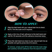 Thumbnail for Image 5 of Ardell Natural Lashes False Eyelashes Scanties Black 4 Pack