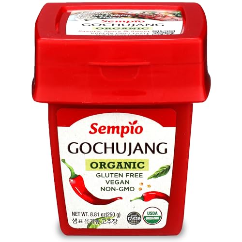 Image 3 of Organic Gluten Free / 8.81 Ounce (Pack of 1) for the product Sempio Gochujang Red Chili Pepper Paste