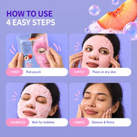 Thumbnail for Image 6 of Purederm Peach Bubble Face Mask 5 Pack