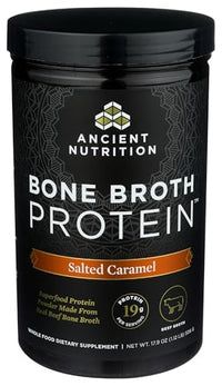 Thumbnail for Image 4 of Ancient Nutrition Grass Fed Bone Broth Protein Powder, Salted Caramel