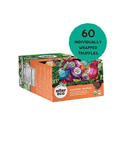 Image 2 of Alter Eco Dark Chocolate Truffles 60 Truffles (Medley)