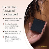 Thumbnail for Image 3 of Kitsch Darth Charcoal Soap Bar for Men and Women – 4 oz