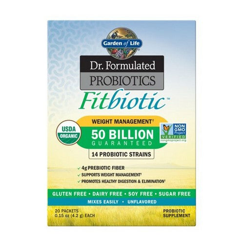 Garden of Life Dr. Formulated Probiotics Fitbiotic 20 Packets