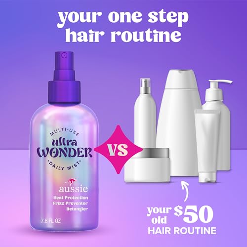 Image 7 of Aussie Ultra Wonder Daily Mist Lightweight Multi-Use Detangler, 7.6oz