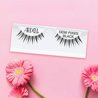 Thumbnail for Image 3 of Ardell Natural Lashes Demi Pixies Black - Wispy False Eyelashes, Reusable Strip, 4 Pack