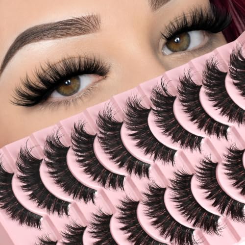 Image 12 of Fluffy Cateye Mink Lashes for the product APCYUST False Eyelashes