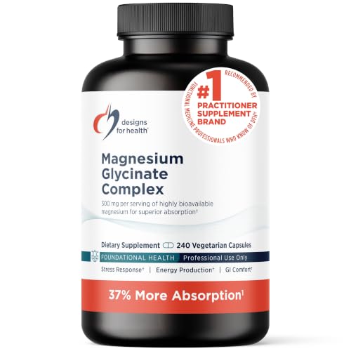 Image 4 of 240 Count (Pack of 1) for the product Designs for Health Magnesium Glycinate Complex