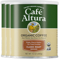 Thumbnail for Image 1 of Default Title for the product Cafe Altura Ground Organic Coffee, Regular Decaf, 10 oz Can